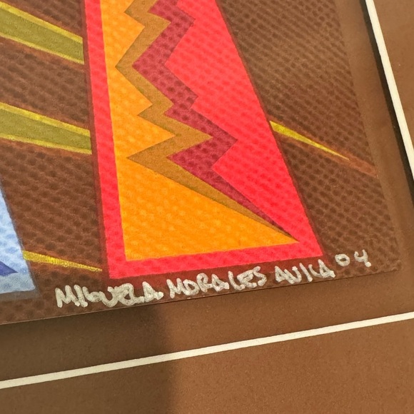 Three Wise Men Signed Painting - Picture 6 of 10